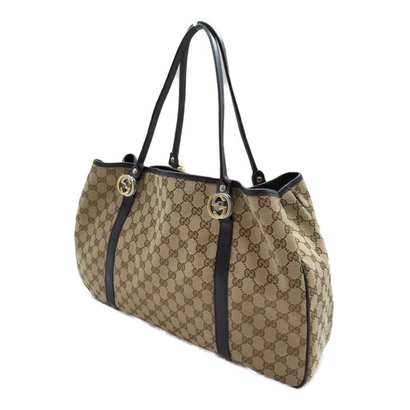 Gucci Tote Bag GG Beige Brown - Picture 3 of 10